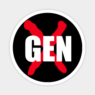 GenX 003 - Big Red X 2 Magnet